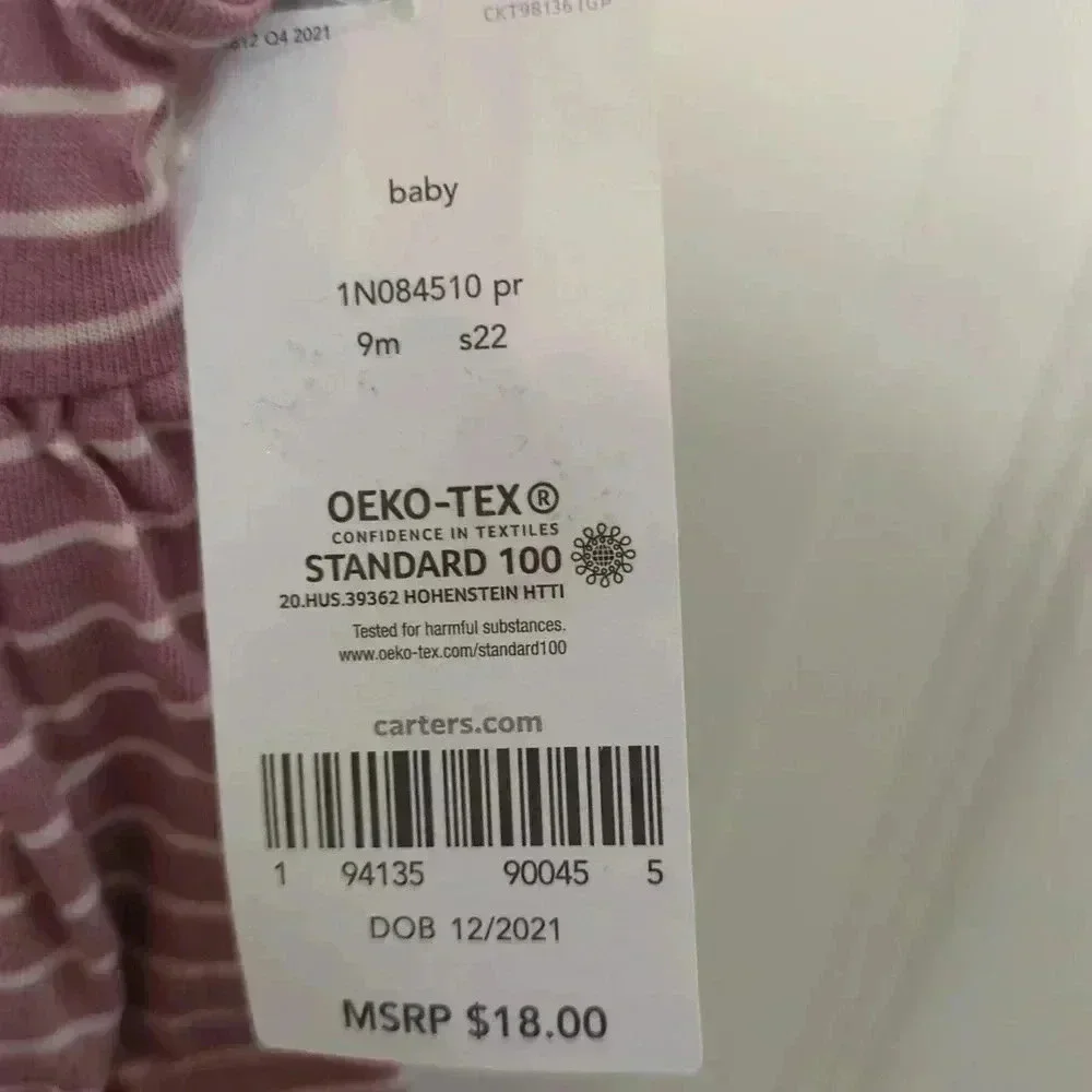 Baby Girl Carter's Striped Sunsuit